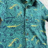 SS Button Up Shirt Lizzards 18M