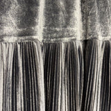 Velour LS Dress W/ Pleated Skirt 7-8
