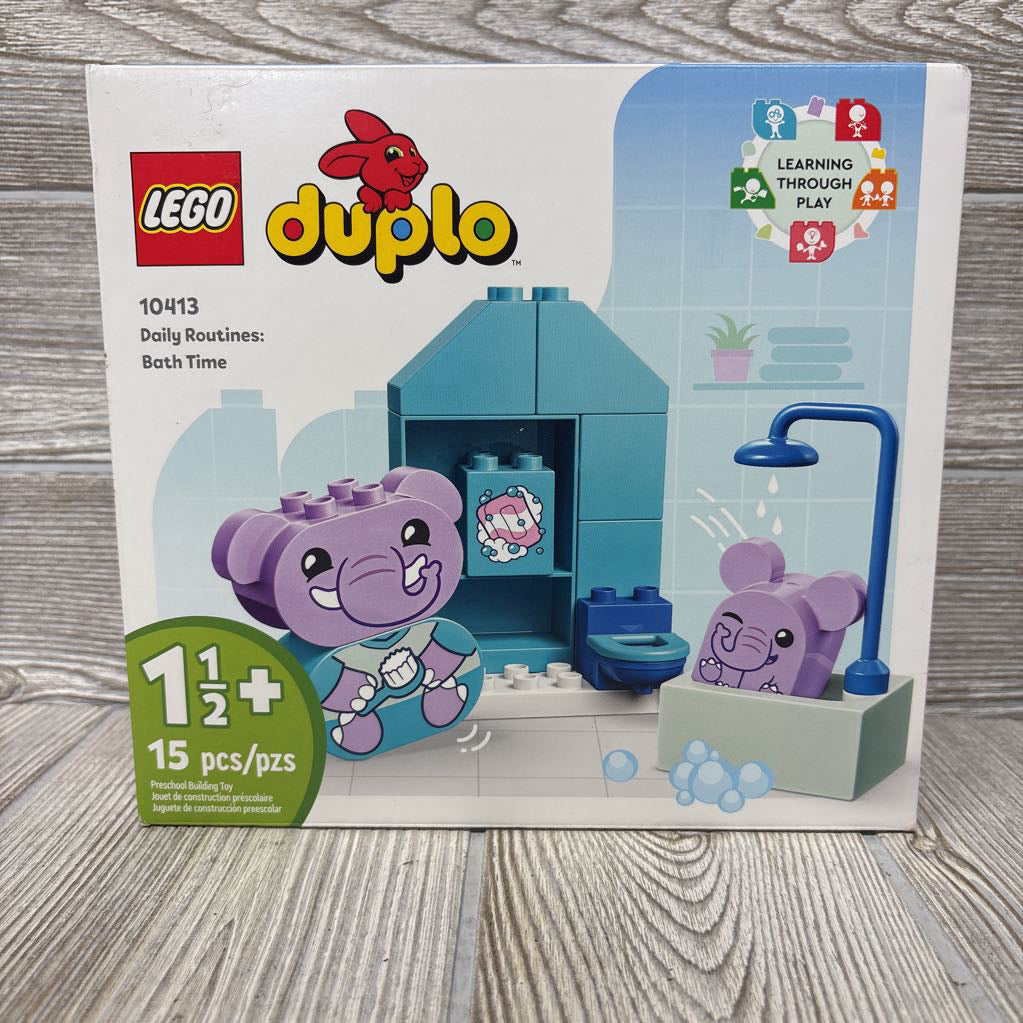 NEW Duplo #10413 Daily Routines: Bath Time Building Set