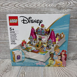 NEW #43193 Ariel, Belle, Cinderella and Tiana's Storybook Adventures Building Set
