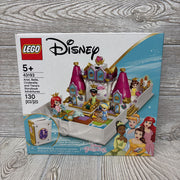 NEW #43193 Ariel, Belle, Cinderella and Tiana's Storybook Adventures Building Set