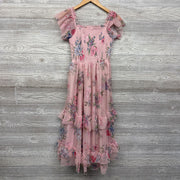NEW Smocked Tulle Dress Flowers 14