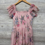 NEW Smocked Tulle Dress Flowers 14
