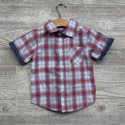 Plaid SS Button Up Shirt 2t