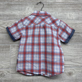 Plaid SS Button Up Shirt 2t