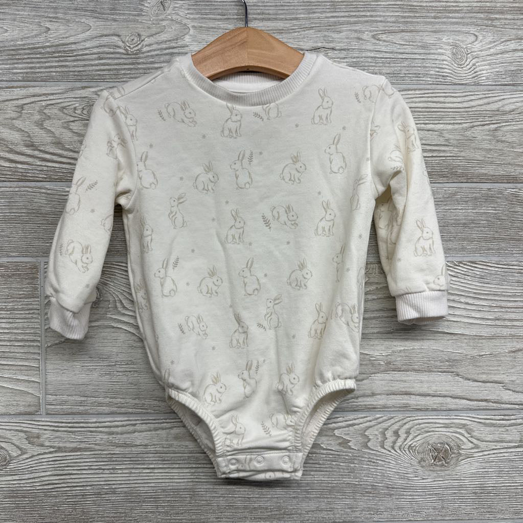 French Terry Bodysuit Rabbits 12M