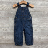 Buffalo Check Lined Denim Overalls 18M