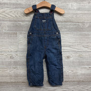 Buffalo Check Lined Denim Overalls 18M