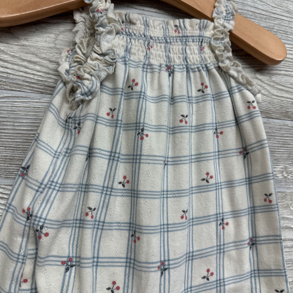 Pointelle Tank Outfit Cherries 3-6M
