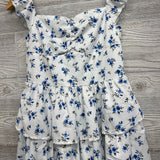 Tiered Flutter Strap Dress Flowers 12
