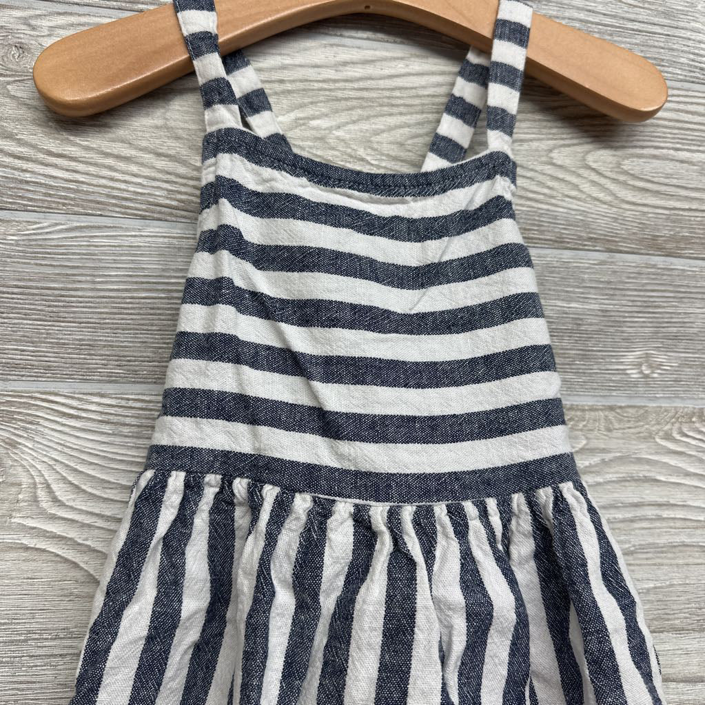 Tank Halter Dress Stripes 3T
