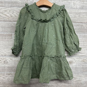 LS Eyelet Ruffle Dress 3T