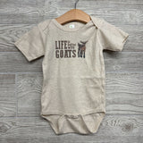 Bodysuit Life Is Better With Goats 12-18M