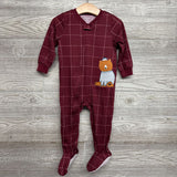 Sleeper Stripes Grid Bear 18M