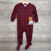 Sleeper Stripes Grid Bear 18M