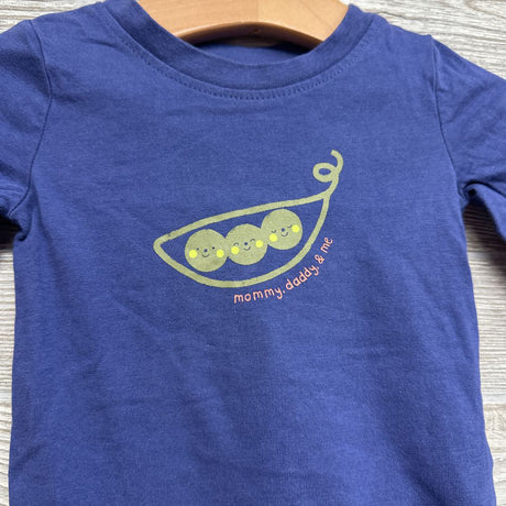 LS Bodysuit Mommy, Daddy, & Me Pea Pod 12M