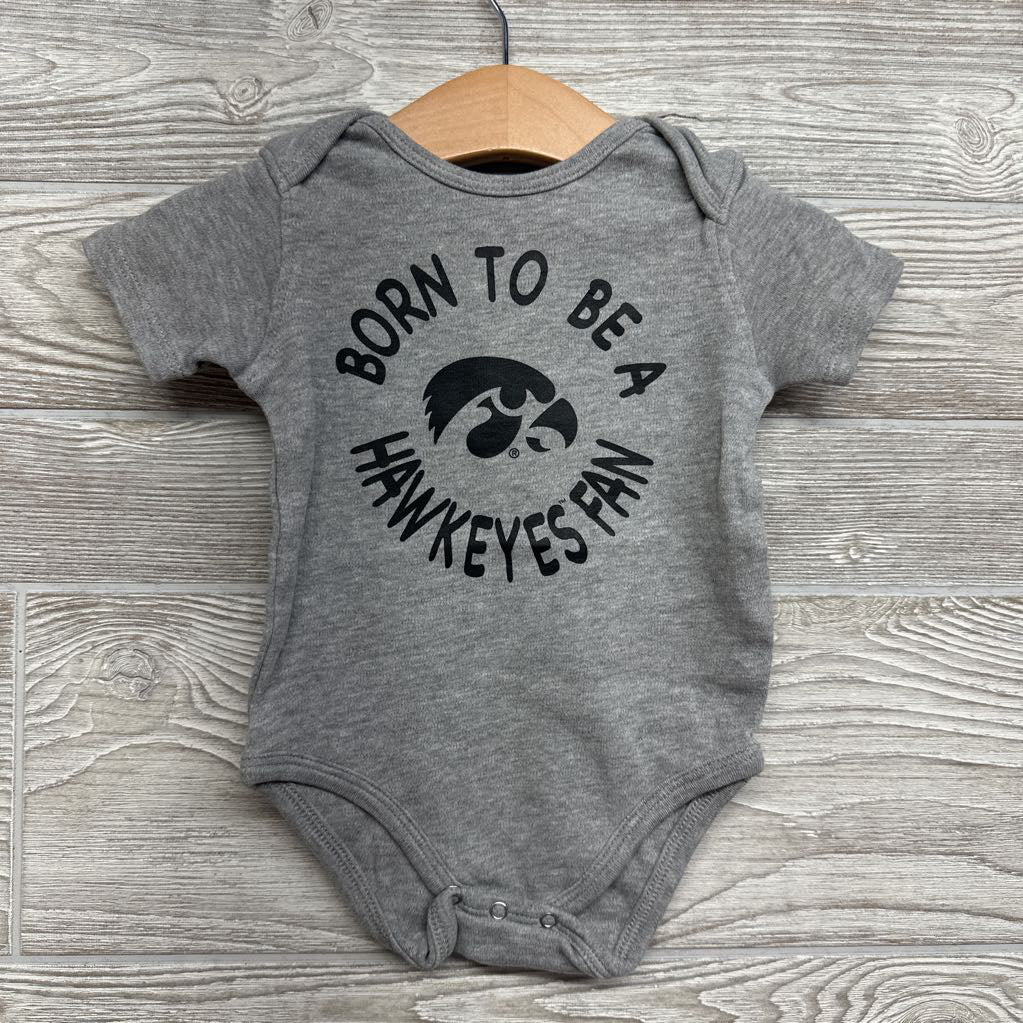 Bodysuit Born To Be A Hawkeyes Fan 12M
