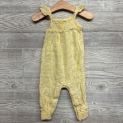 Muslin Flutter Sleeve Jumpsuit Flowers 12M
