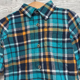 Nw/oT LS Plaid Button Up Shirt 18M