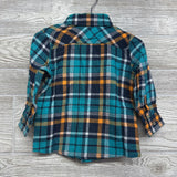 Nw/oT LS Plaid Button Up Shirt 18M