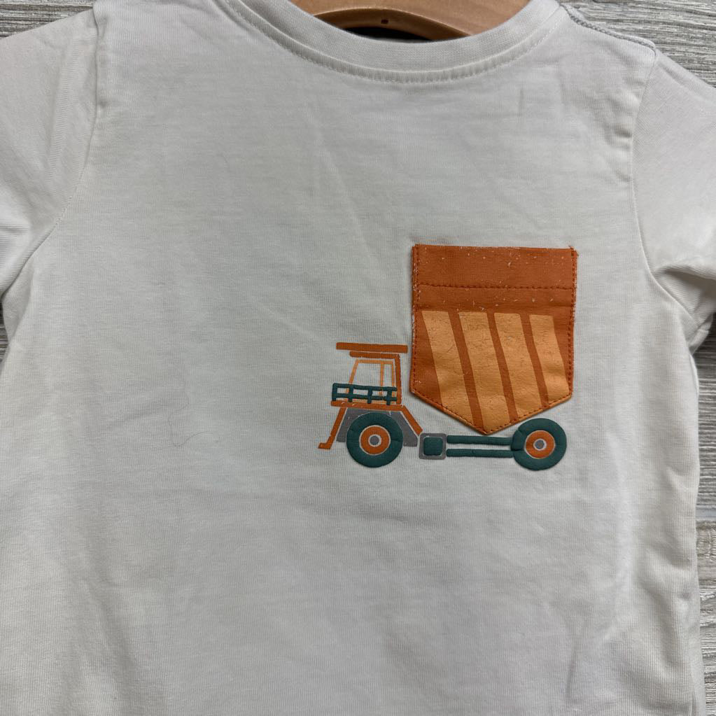 Shirt Dump Truck Chest Pocket 12M