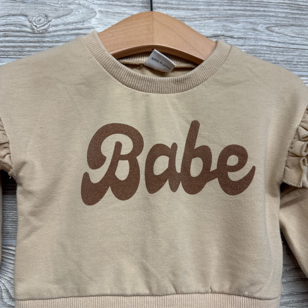 Crewneck Babe Ruffle 6-12M
