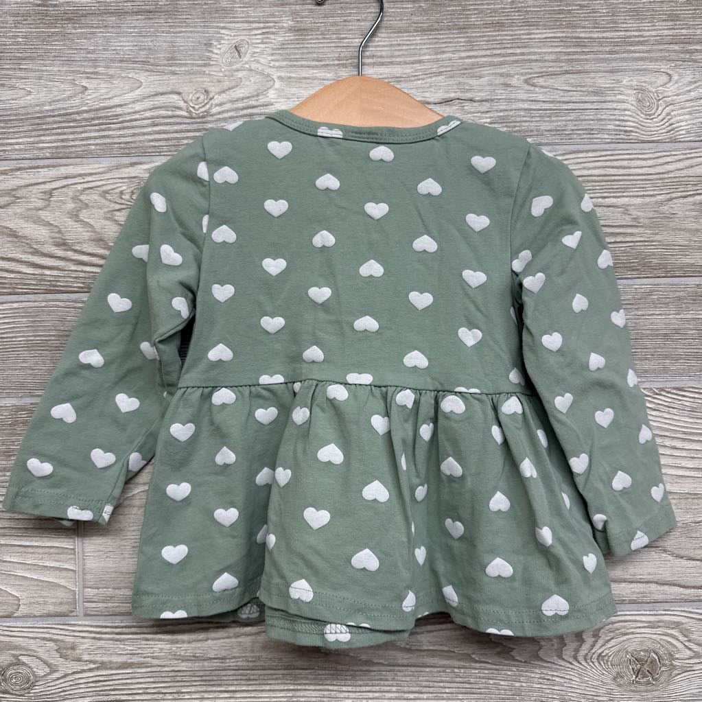 LS Peplum Shirt Hearts 2-3