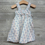 Tank Smocked Dress Stripes 2T