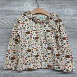 LS Shirt Ruffles Flowers & Animals 4-5