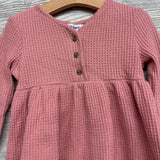 LS Waffle Knit Dress 3T