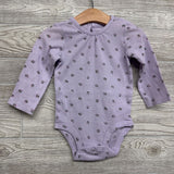 Waffle Knit Bodysuit Flowers 18M