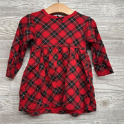 LS Plaid Dress 2T