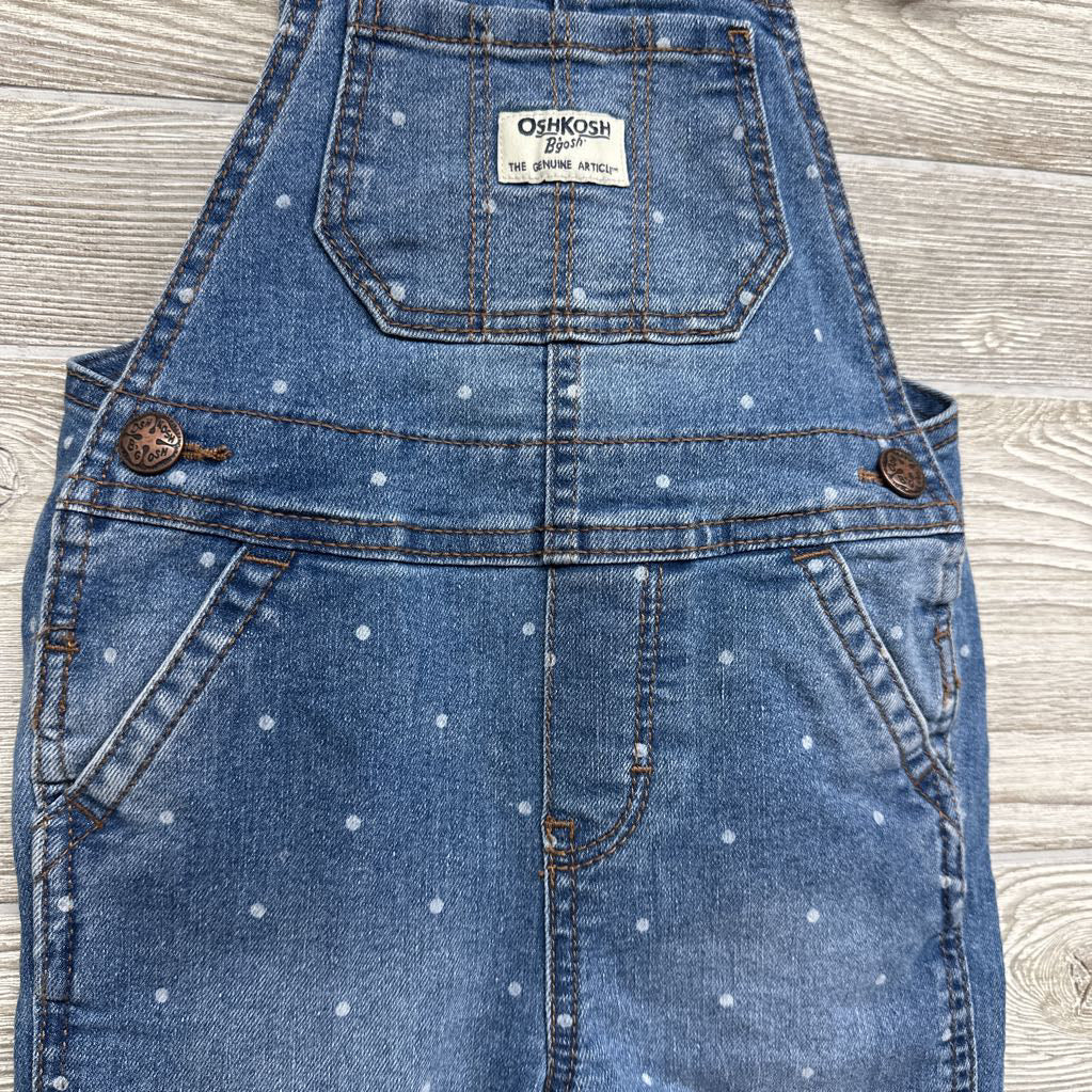 Denim Overalls Dots 2t