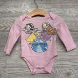 LS Bodysuit Princesses 12M