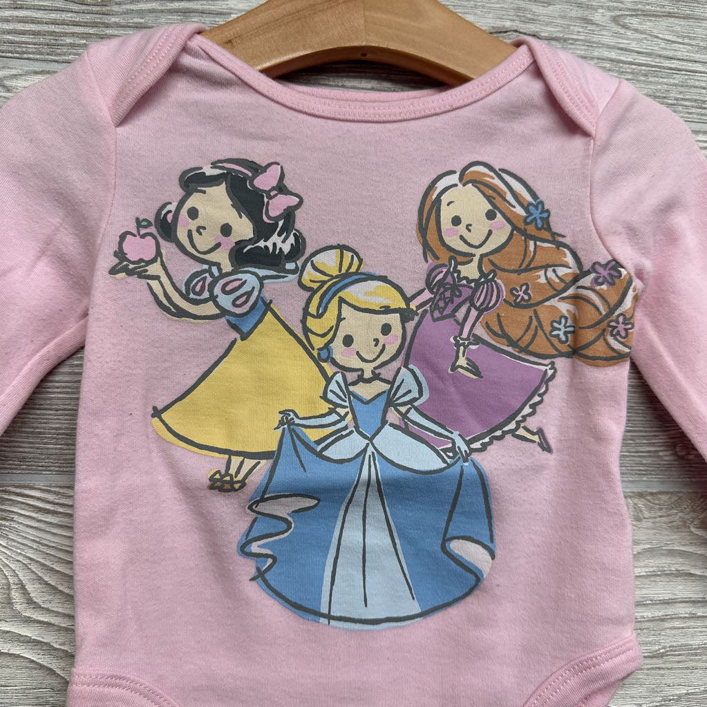 LS Bodysuit Princesses 12M