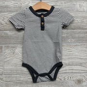 Henley Bodysuit Stripes 6-9M