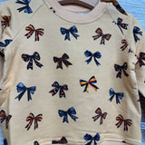 NEW Crewneck Bows Pumpkins 12-18M