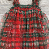 Tank Layered Tulle Dress Plaid 4t