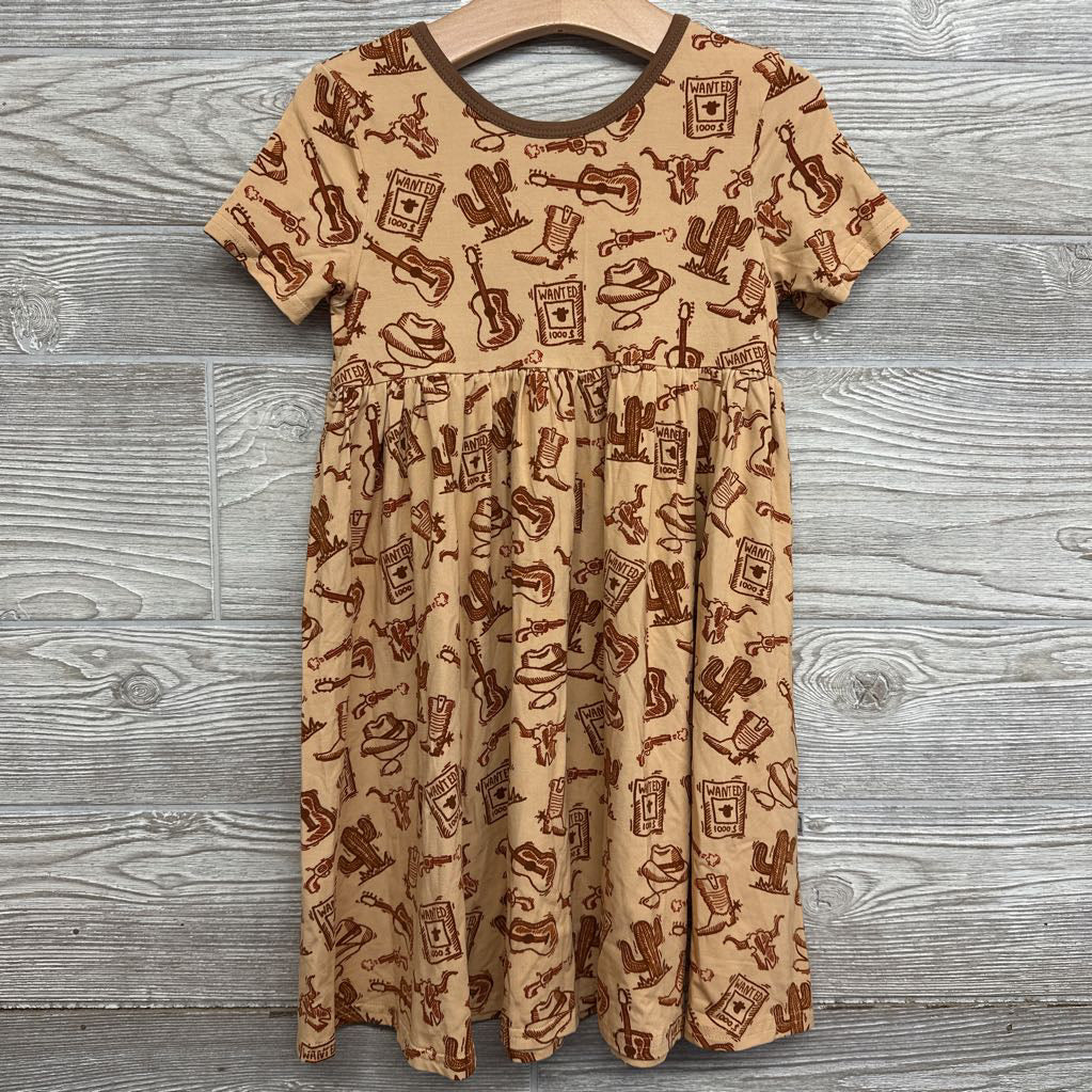 NEW Bamboo Dress Wanted Western 4T