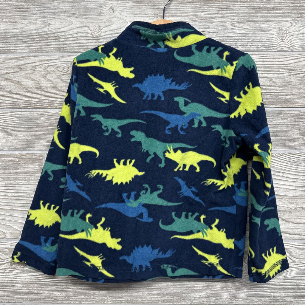 1/4 Zip Fleece Pullover Dinosaurs 5t