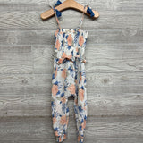 Smocked Tank Outfit Flowers 3T