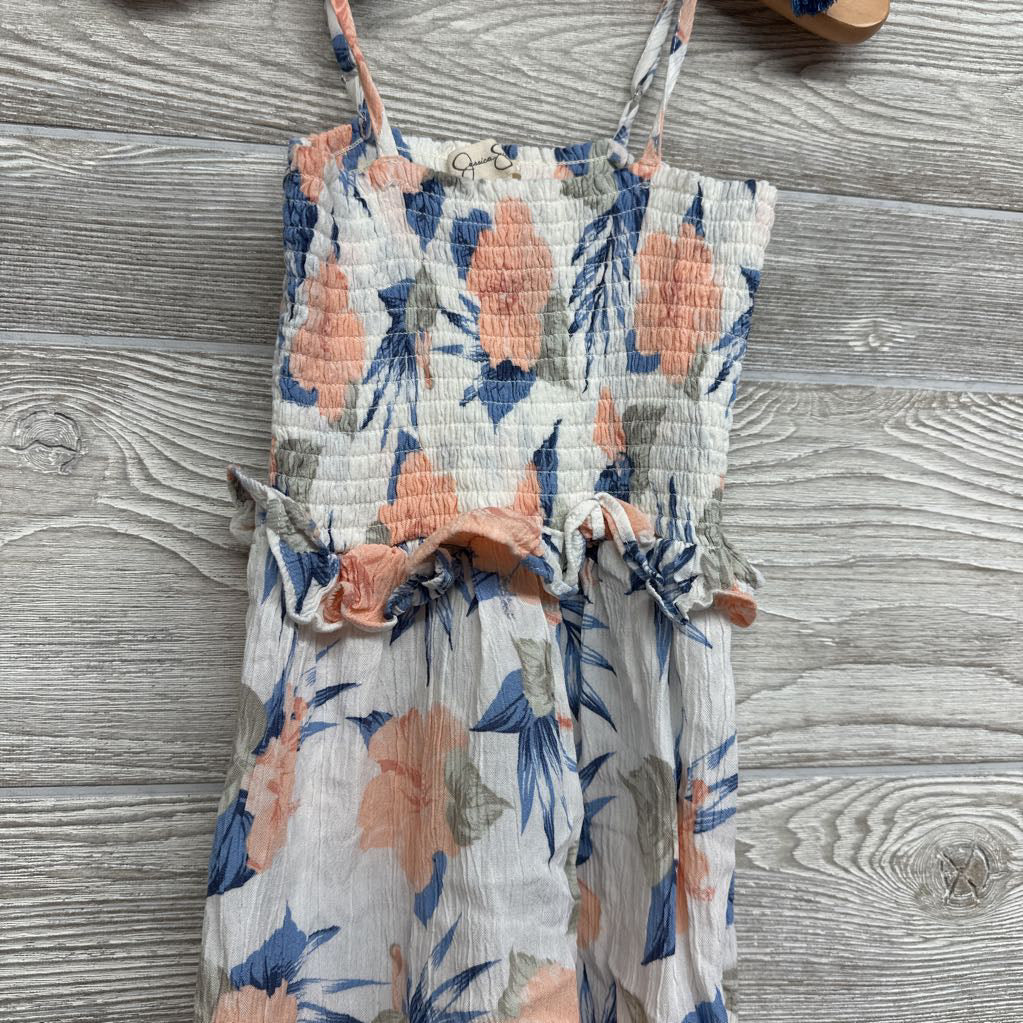 Smocked Tank Outfit Flowers 3T