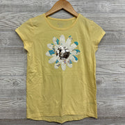 NEW Shirt Flip Sequins Flower 10-12