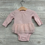LS Ribbed Skirted Bodysuit 6M