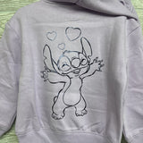 NEW Full Zip Hoodie Stitch 4-5