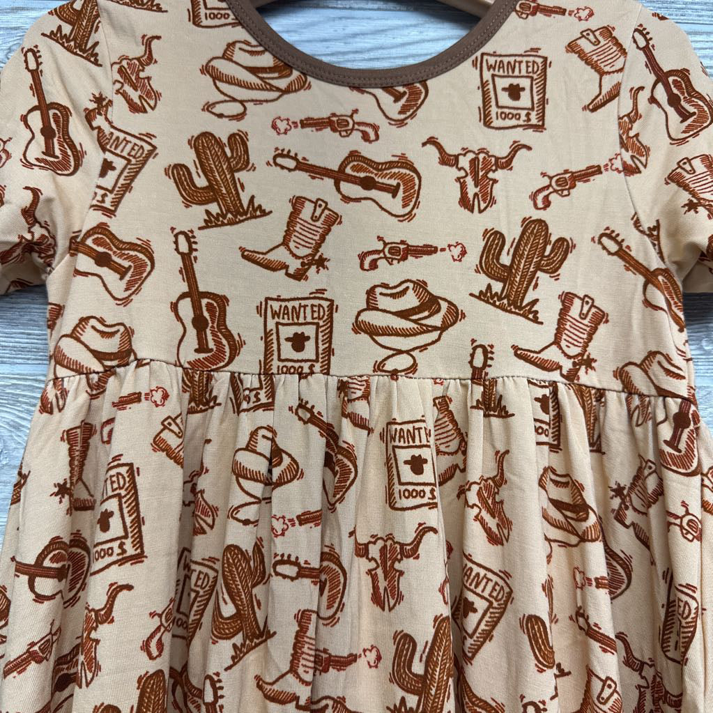 NEW Bamboo Dress Wanted Western 4T