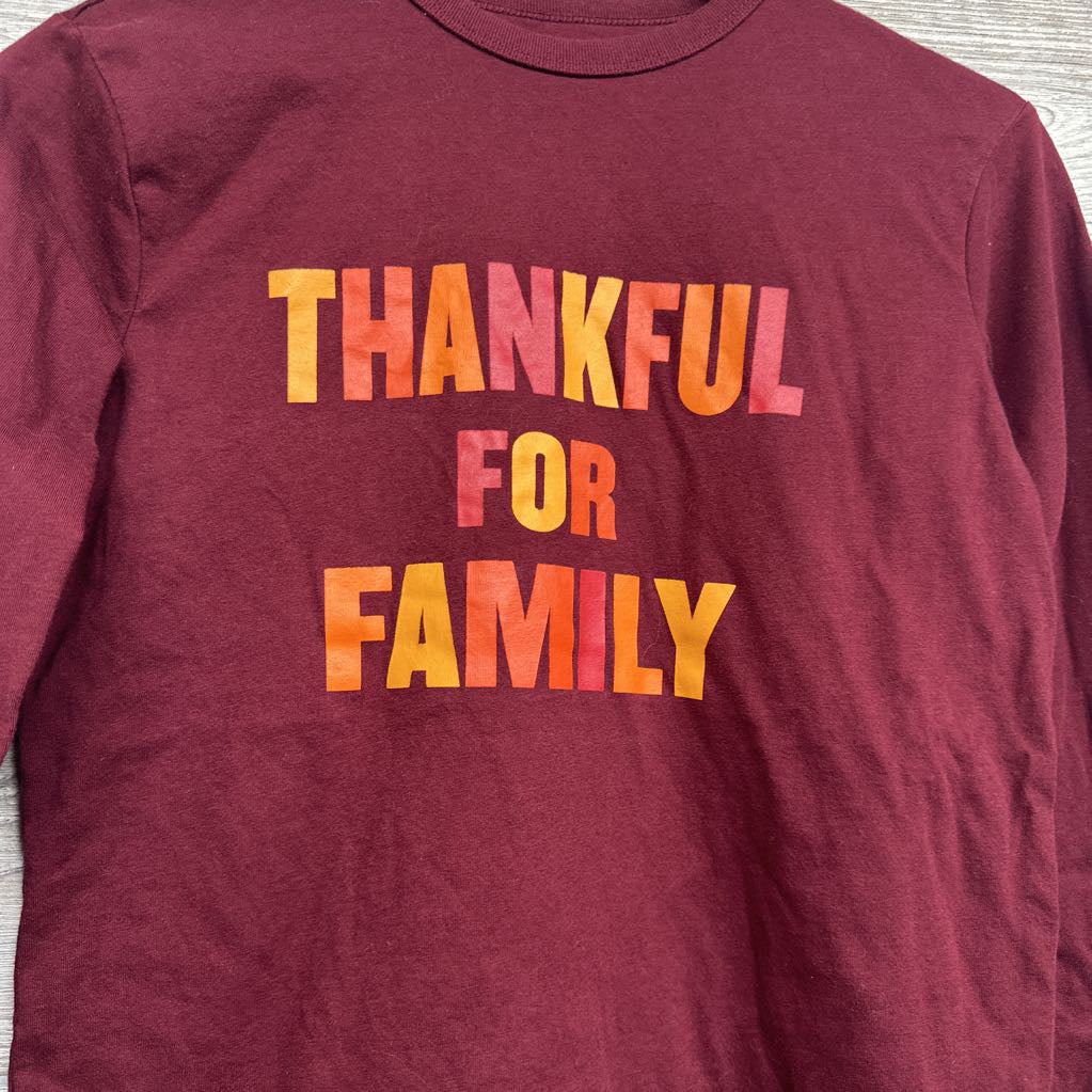 LS Shirt Thankful For Family 10-12