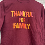 LS Shirt Thankful For Family 10-12