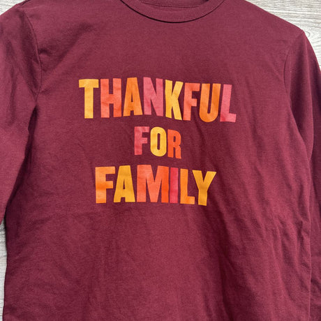 LS Shirt Thankful For Family 10-12