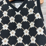 Sweater Vest Flowers 7-8